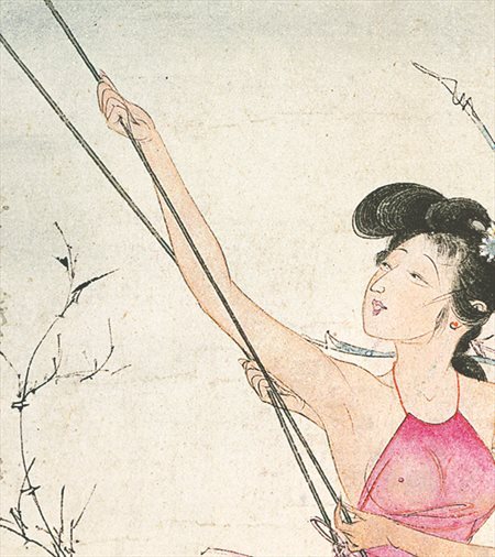 龙州县-胡也佛的仕女画和最知名的金瓶梅秘戏图
